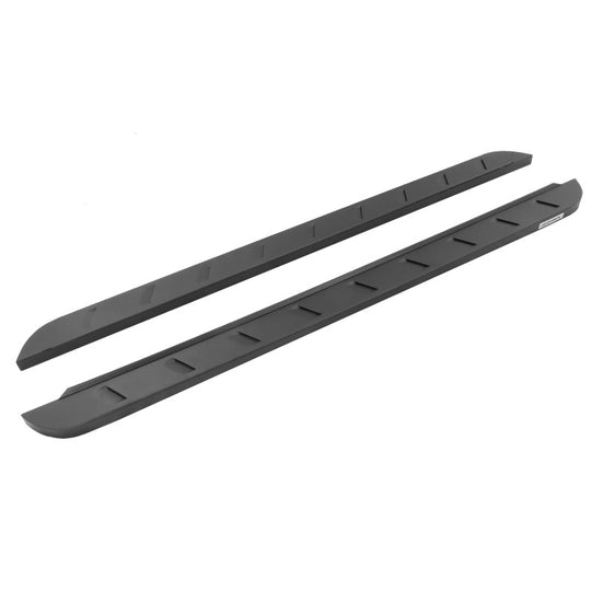 Go Rhino RB10 Slim Running Boards 57in. Cab Length - Bedliner Coating (No Drill/Mounting Brkt Req.)