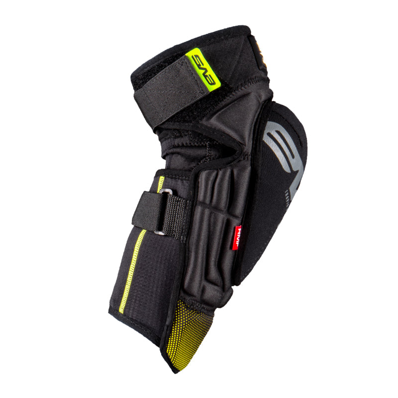 EVS TP199 Knee/Shin Guard Pair Black/Hi Viz - Youth