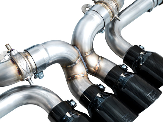 AWE Tuning 2023 C8 Corvette Z06 SwitchPath Cat-Back Exhaust - Diamond Black Tips