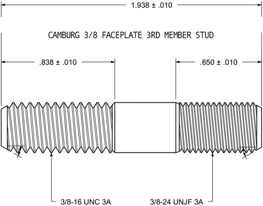 Camburg 4.00 Rear Axle Housing Faceplate Hardware Kit