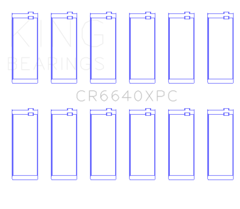 King Engine Bearings BMW M20/M50 2.0L/2.5L/2.7L (Size +.026mm) Connecting Rod Bearing Set