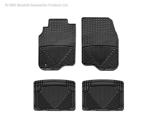 WT Rubber Mats - Rear - Blk