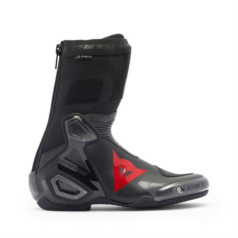 Dainese Axial 2 Air Boots Black/Black/Red Fluorescent Size - 45