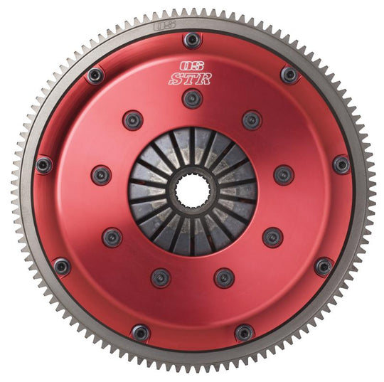 OS Giken Mini Cooper S R56 1.6L 6MT STR Series 215mm Solid Soft Release Sleeve Assy. &amp; FW Bolts