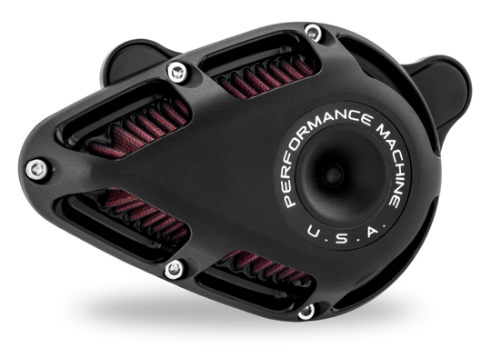 Performance Machine 23-Up CVO, 2024 Touring Jet Air Cleaner - Black Ops