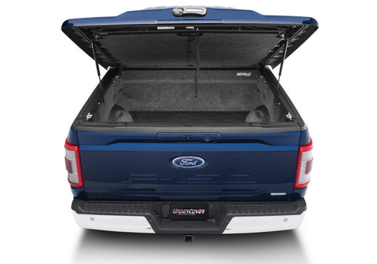 UnderCover 17-20 Ford F-250/F-350 6.8ft Elite LX Bed Cover - Velocity Blue Metallic