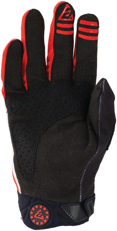 Answer 25 Peak Flo Gloves Black/Red/White Youth - XS