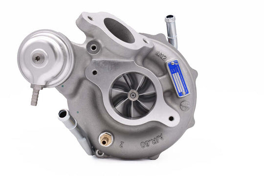 Forced Performance Subaru STi Blue Turbo 58mm Black Housing Internal MVI WG w/Oil Line (D/S Only)