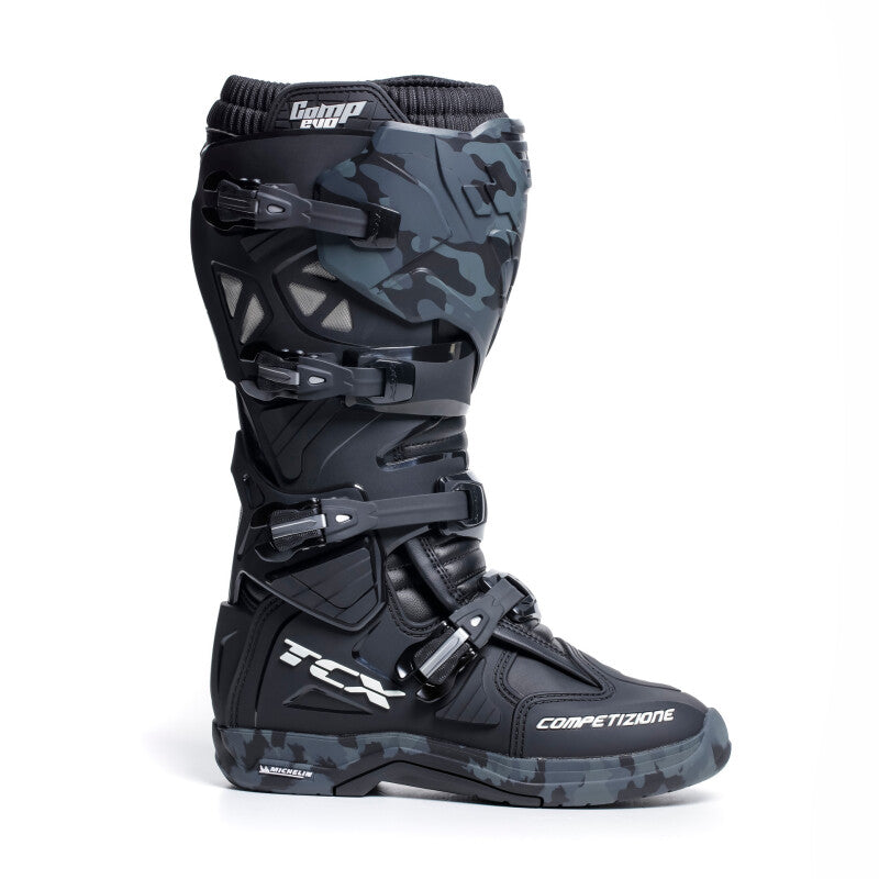 TCX Comp Evo 2 Michelin Boot Black/Camo Size - 42