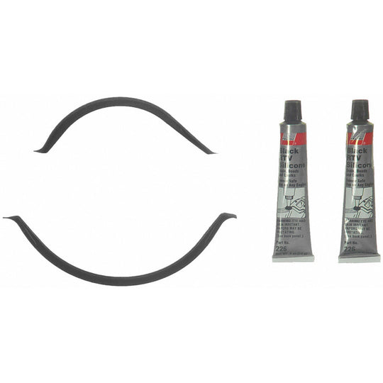Fel-Pro Nissan Xterra Engine Oil Pan Gasket Set RTV Black Silicone w/ Rubber End Seals