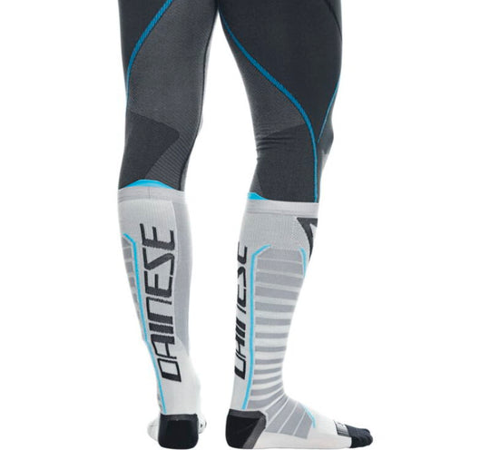 Dainese Dry Long Socks Black/Blue Size - 36/38