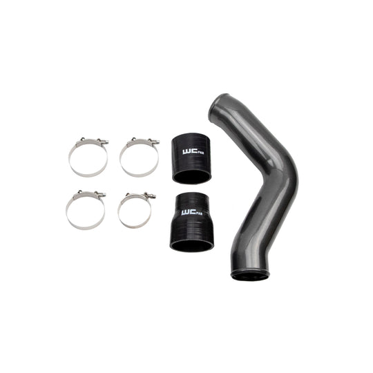 Wehrli 13-18 Cummins 6.7L Driver Side 3.5 in. Intercooler Pipe - Gloss White