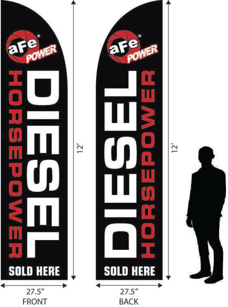 aFe Diesel Horspower Sold Here 12ft x 2.5ft Banner