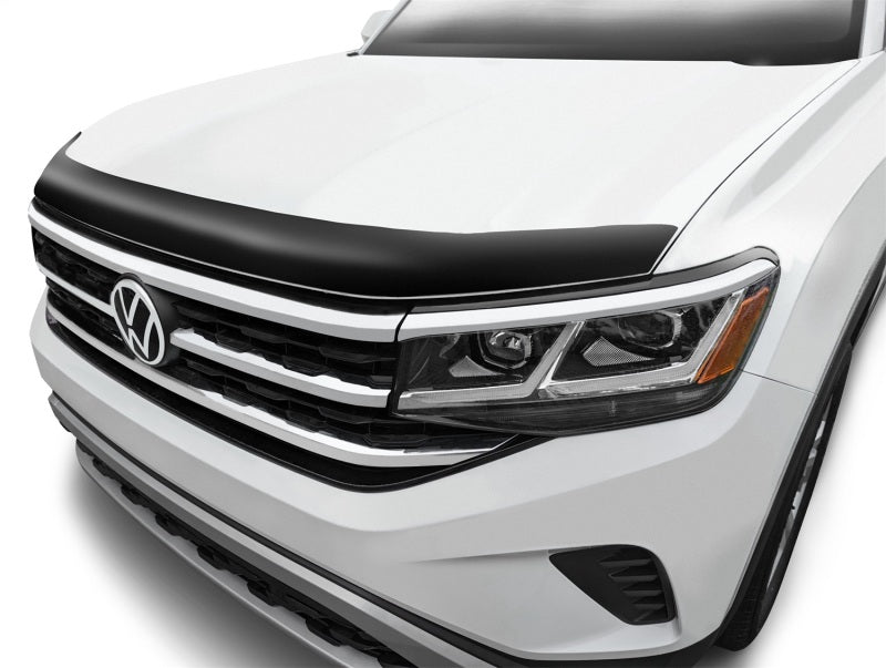 AVS 20-24 VW Atlas Cross Sport/ 21-24 VW Atlas Aeroskin Low Profile Acrylic Hood Shield - Smoke