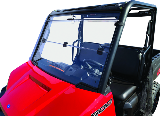 QuadBoss 17-21 Polaris Ranger 500 Windbreak Folding Windshield