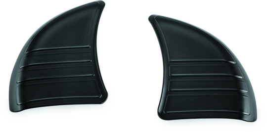 Kuryakyn Tri-Line Inner Fairing Cover Plates Gloss Black