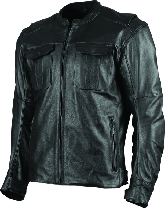 Speed and Strength Band of Brothers Leather Jacket Black - Small