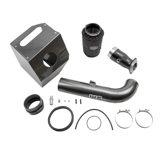 Wehrli 17-19 Chevrolet 6.6L L5P 4in Intake Kit Stage 2 - Semi Gloss Black