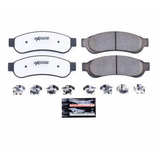 Power Stop 10-12 Ford F-250 Super Duty Rear Z36 Truck & Tow Brake Pads w/Hardware