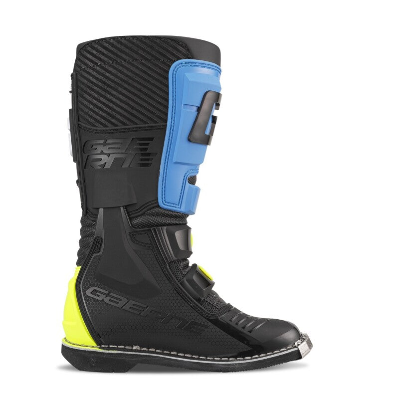 Gaerne GXJ Boot Black/Blue/Fluorescent Yellow Size - Youth 3