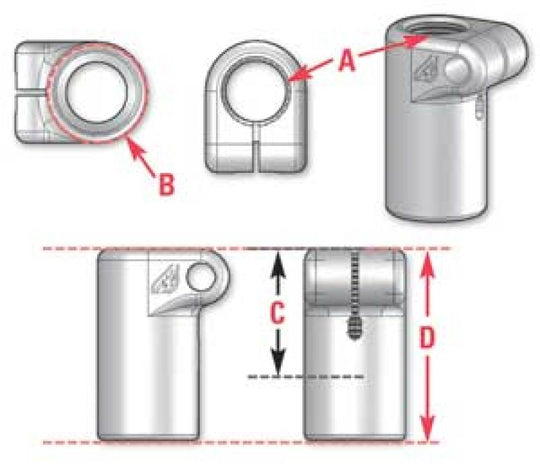 SPC Performance R RND RECVR 5/8-18