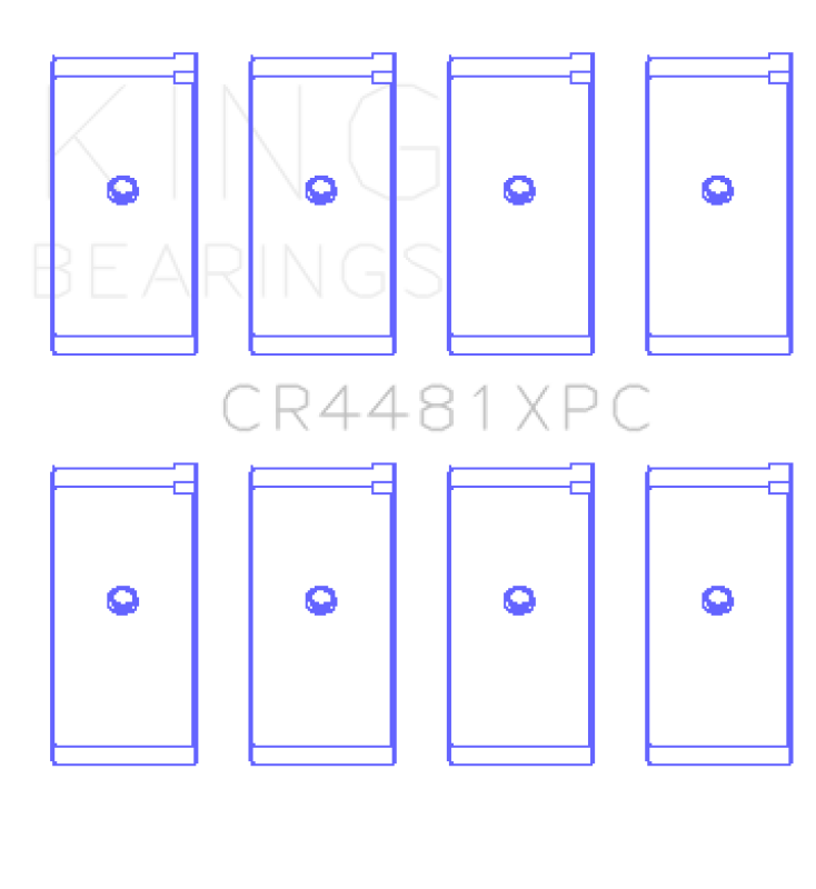 King Engine Bearings Mitsubishi 4G63/4G64/->1992 (Size +.026mm) Connecting Rod Bearing Set