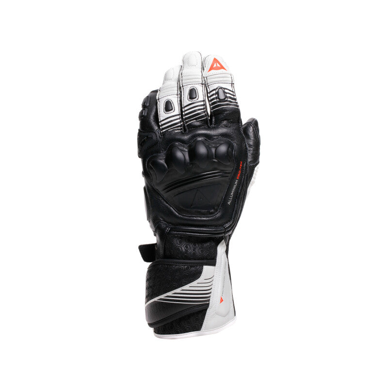 Dainese Fiero Metal Gloves Black/White/Red-Fluorescent - Small