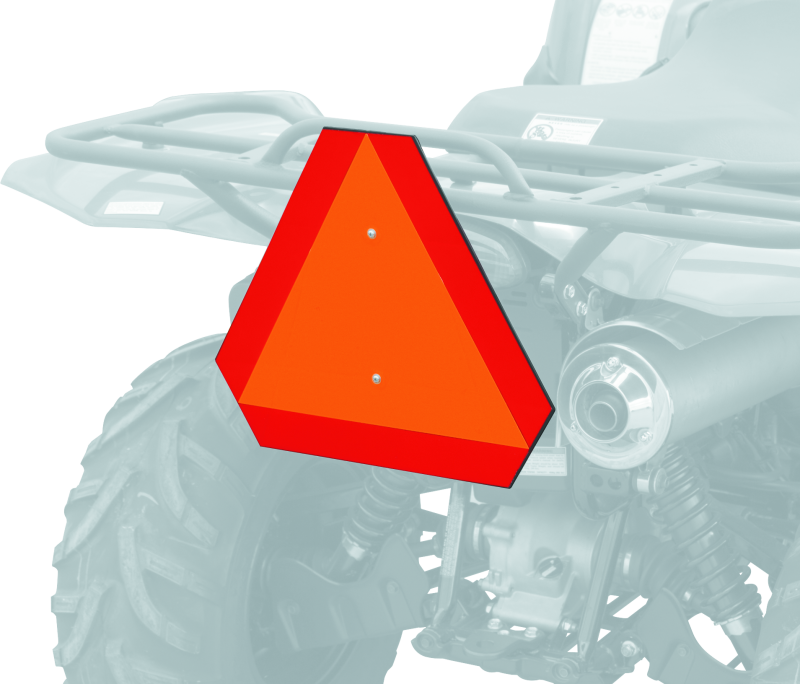 QuadBoss ATV Safety Emblem - Orange