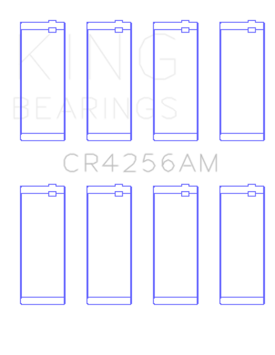 King Engine Bearings Dodge/Chrysler 148Ci Edz Srt 4 Turbo 2003-2009 (Size +1.0mm) Conrod Bearing Set