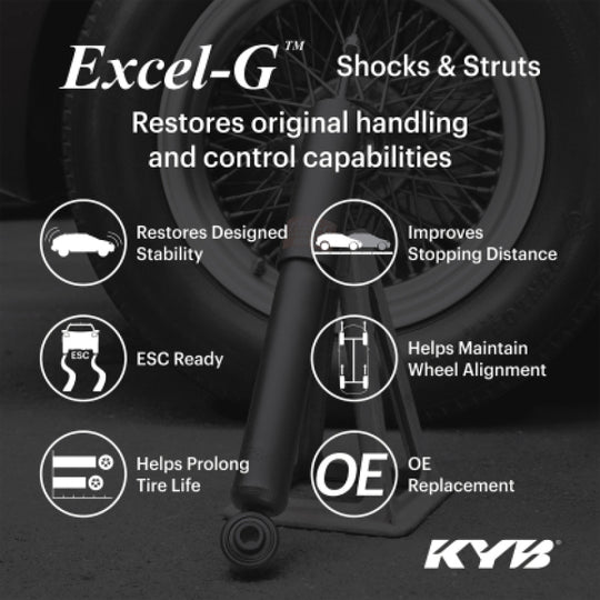 KYB 22-24 Mitsubishi Outlander / 23-24 Outlander PHEV / 2021+ Nissan Rogue Excel-G Shock - Rear