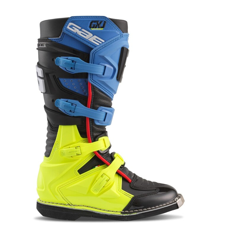 Gaerne GXJ Boot Black/Blue/Fluorescent Yellow Size - Youth 1