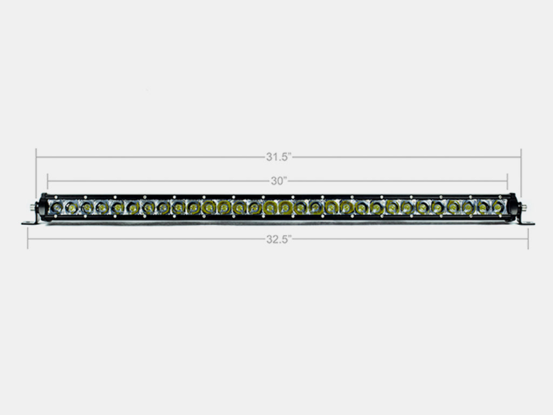 Cali Raised 32In Slim Single Row Led Bar