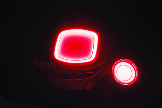 Kuryakyn Tracer LED Taillight Red Lens Without License Light