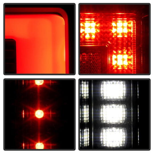 Spyder 20-21 Ford F250 Superduty LED Tail Lights - Black (ALT-YD-FS20HAL-LED-BK)