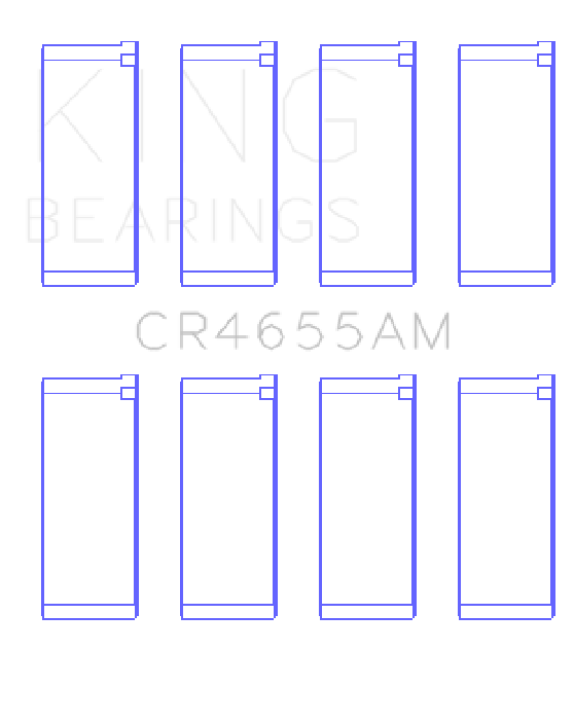 King Engine Bearings Hyundai G4Ed/G4Ae/G4Ek/G4Fk (Size +0.75mm) Connecting Rod Bearing Set