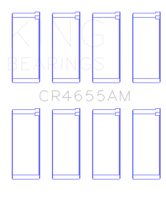 King Engine Bearings Hyundai G4Ed/G4Ae/G4Ek/G4Fk (Size +0.75mm) Connecting Rod Bearing Set