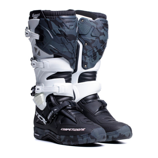 TCX Comp Evo 2 Michelin Boot Black/White/Camo Size - 46