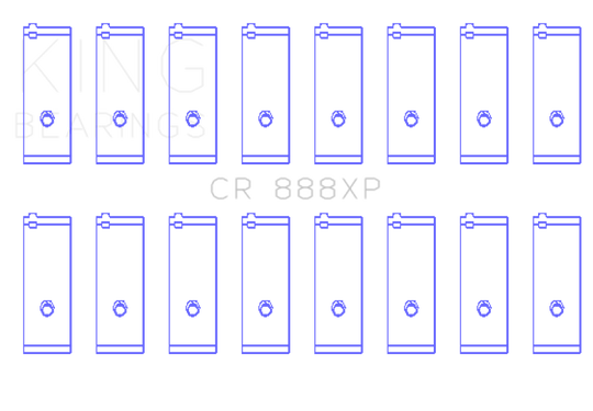 King Toyota 1UZ-FE/2UZ-FE/3UZ-FE Connecting Rod Bearing Set