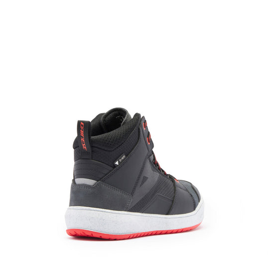 Dainese Suburb D-WP Shoes Black/White/Red Lava Size - 39