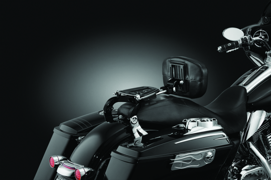 Kuryakyn Multi-Purpose Backrest Black &amp; Chrome