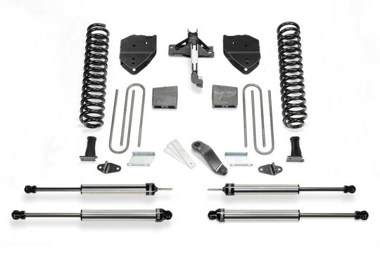 Fabtech 17-21 Ford F250/F350 4WD Gas 6in Basic Sys w/Dlss Shks