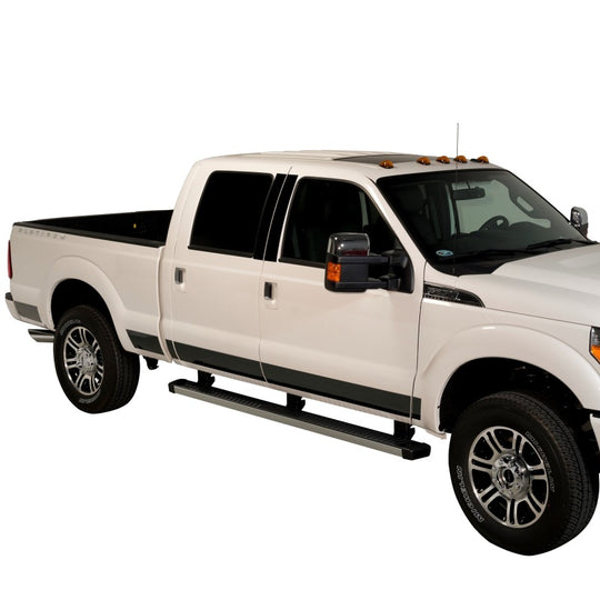 Putco 11-16 Ford SuperDuty - Crew Cab 6.5ft - (12pcs - 6.25in Wide) Black Platinum Rocker Panels