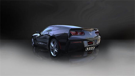 Corsa 2014-2019 Corvette C7 Coupe 6.2L V8 AT/MT 2.75in Valve-Back Dual Rear Exit Polished Xtreme Exh