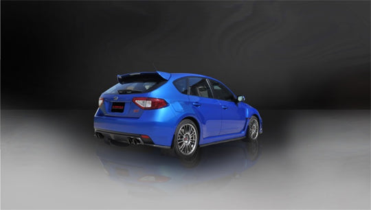 Corsa 2008-2014 Subaru Impreza Hatchback STI 2.5L Turbo Manual Black Sport Cat-Back Exhaust