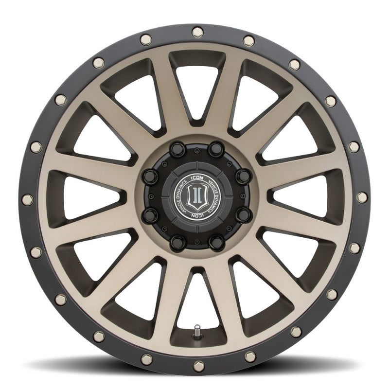 ICON Compression 20x10 8x180 -19mm Offset 4.75in BS 124.2mm Bore Bronze Wheel