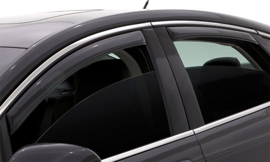 AVS 08-14 Dodge Avenger Ventvisor In-Channel Front &amp; Rear Window Deflectors 4pc - Smoke