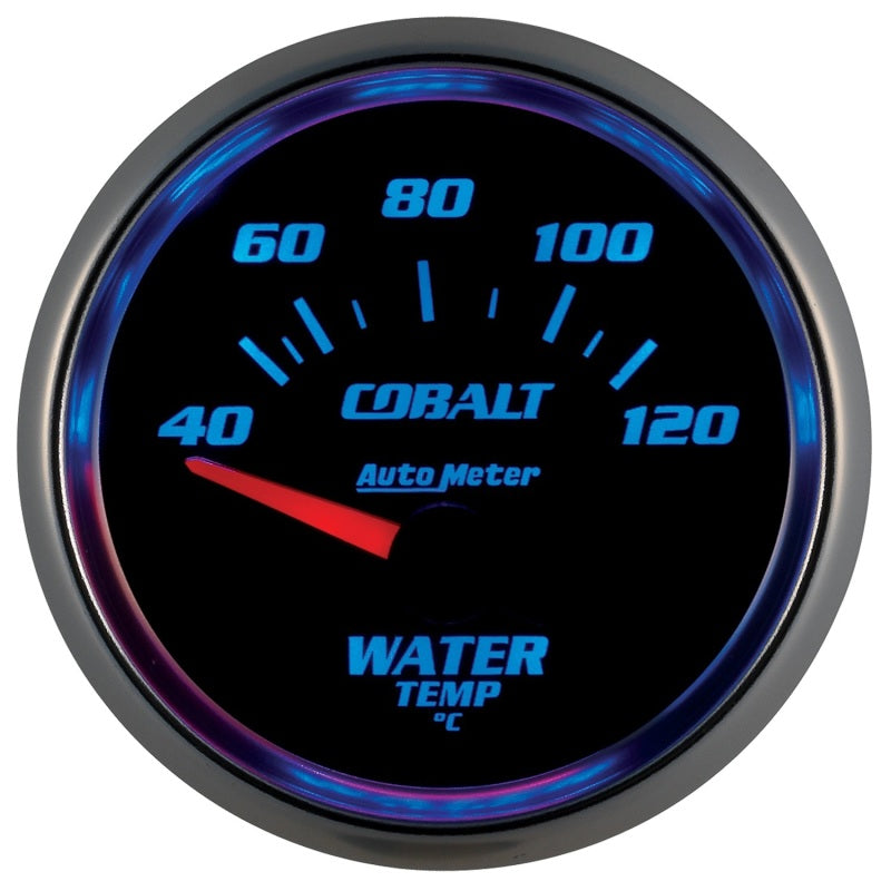 Autometer Cobalt 52mm Short Sweep Electronic 40-120 Deg C Water Temprature Gauge