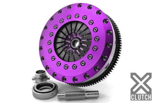 XClutch 91-98 Nissan 180SX S13 2.0L 9in Twin Solid Organic Clutch Kit