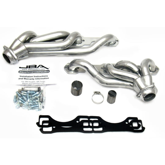 JBA 87-91 Chevrolet Blazer 5.0L/5.7L w/o A.I.R. 1-5/8in Primary Silver Ctd Cat4Ward Header