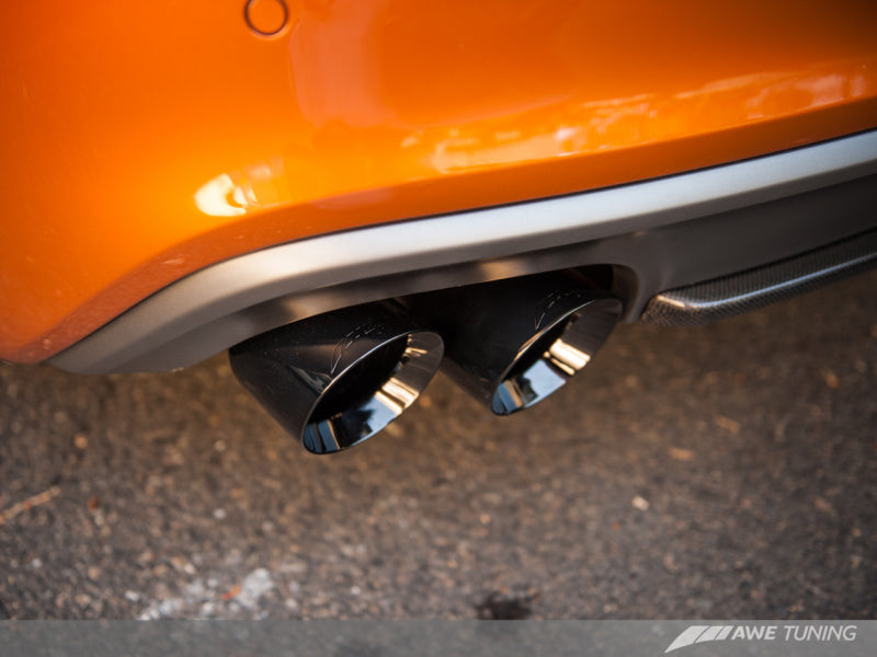 AWE Tuning Audi B8.5 S5 3.0T Track Edition Exhaust - Diamond Black Tips (102mm)